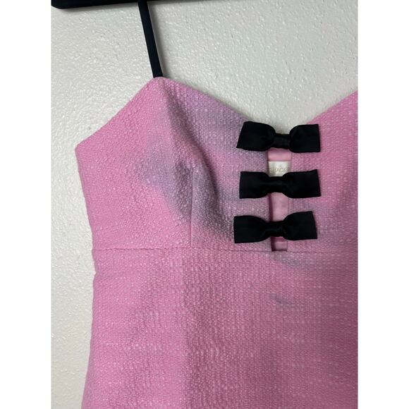 Loveshackfancy Adelaide Tweed Mini Dress Pirouette Pink Sz 4 - Picture 6 of 12